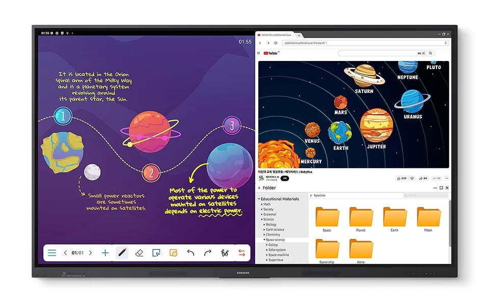SAMSUNG WAF UHD TOUCH ANDROID INTERACTIVE DISPLAY