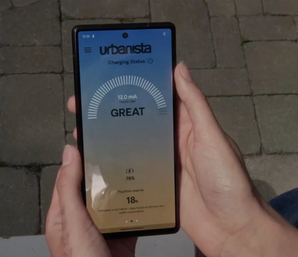 URBANISTA LOS ANGELES Solar powered wireless headphones