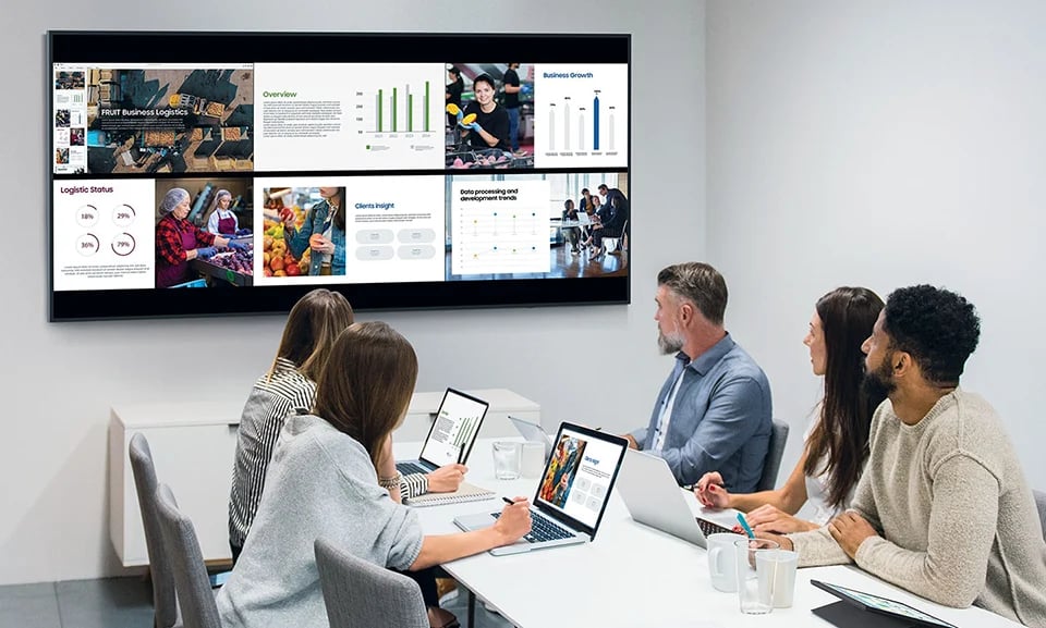 SAMSUNG QP105D-5K 105" LED 5120X2160 500NITS 21:9 24/7 MS TEAMS