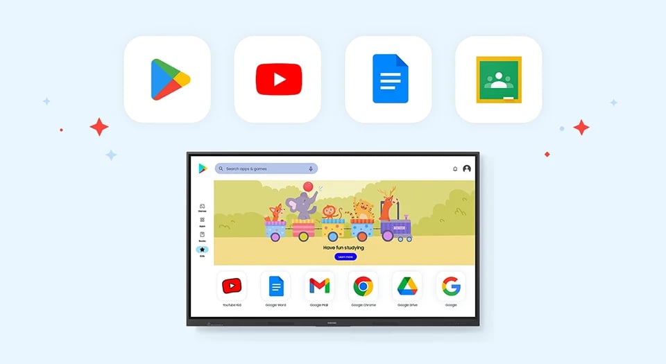 SAMSUNG WAF UHD TOUCH ANDROID INTERACTIVE DISPLAY