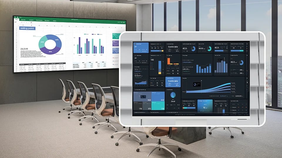 SAMSUNG QP105D-5K 105" LED 5120X2160 500NITS 21:9 24/7 MS TEAMS