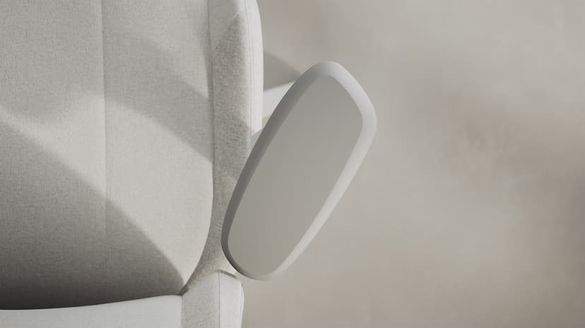 Fractal design refine fabric light podrobnost naslona za roke in oblazinjenja