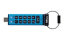 Kingston IronKey KeyPad 200 16GB USB-C Blå