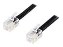 Delta Deltaco Modular Cable 4p4c Rj9/rj10/rj22 M-m 10m Black 10m 4P4C 4P4C