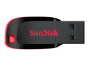 SanDisk Cruzer Blade 16GB USB-A Musta, Punainen