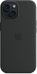 Apple Silicone Case With Magsafe iPhone 15 Musta