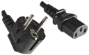 Honeywell Power Cord EU C13 Musta