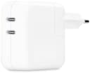 Apple 35 W USB-C-strömadapter med två portar Vit