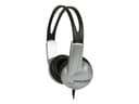 Koss UR10 Hörlurar Kabel Huvudband Musik Svart, Silver Stereo Silver, Svart