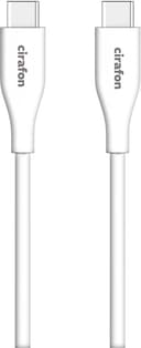 Cirafon Sync/charge Silcon Cable Usb-c To Usbb-c 1.0m -white 1m USB-C USB-C Valkoinen