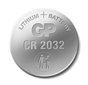 GP Battery Button Cell Lithium CR2032 3V 4-Pack 