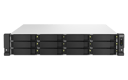 QNAP TS-H1887XU-RP NAS Rack (2U) Intel Xeon E E-2336 32 GB DDR4 0 TB QuTS hero Zwart, Wit 