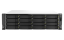 QNAP TS-H2287XU-RP NAS Rack (3U) Intel Xeon E E-2378 64 GB DDR4 0 TB QuTS hero Zwart, Wit 