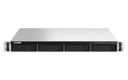 QNAP TS-464U NAS Rack (1U) Intel® Celeron® N5095 8 GB DDR4 0 TB QNAP Turbo System Gjuten aluminium, Svart 