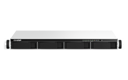 QNAP TS-464eU NAS Rack (1U) Intel® Celeron® N5095 8 GB DDR4 0 TB QNAP Turbo System Gjuten aluminium, Svart 