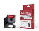 Capture Tape D1 12mm Black/White Permanent Polyester 