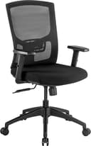 Prokord Ergonomisk Kontorsstol PC-1977-S – Svart Mesh & Tyg 