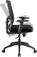 Prokord Ergonomisk Kontorstol PC-1977-S – Svart Mesh & Stoff Svart
