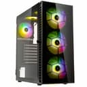 Kolink Observatory HF Glass ARGB Midi Tower Svart