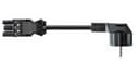 Axessline Cable Wieland-Schuko 5m 5m CEE7/7 GST18I3 Musta