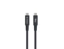 Prokord USB4-kabel USB-C til USB-C 40 Gbps 240W 1.2m USB C USB C Sort