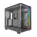 Montech King 95 Curved Glass Midi Tower Sort