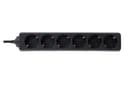 Prokord Power Socket 6xsocket 5m Black 