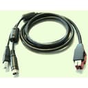 HP USB-kabel med egen strömförsörjning Svart