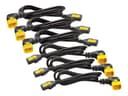 APC Power Cord Kit 6 Locking C13 - C14 90 Degree 1.8m 