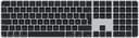Apple Magic Keyboard Touch ID Apple Silicon numeriske USB-C (2024) Kablet og trådløs Dansk