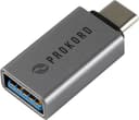 Prokord USB-C til USB-A-adapter USB A USB C Metallic