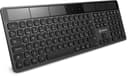 Voxicon Solar Wireless Keyboard S02WL - stilig trådløst tastatur med solenergi Trådløs Nordisk