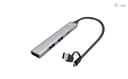 I-Tec 4 port USB-HUB USB 3.2 Gen 1 (3.1 Gen 1) Type-A + Type-C USB 2.0, USB Type-C