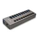 I-Tec USB 3.0 Charging HUB 10port 48W 1m Harmaa