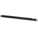 Startech 24 Port 0.5U Cat5e Patch Panel Zwart Cat5e 0.5U