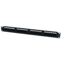 Startech 24 Port 1U Rackmount Cat 6 110 Patch Panel Zwart 1U