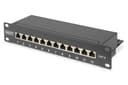 Digitus Patchpanel Svart 1U