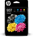 HP Bläck Multipack 937 (BK/C/M/Y) - OfficeJet Pro 9110/9120/9130 