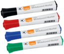 Nobo Pennor Glide Rund 2mm Blandede Farver 10stk - Whiteboard 