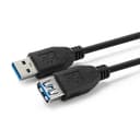Microconnect USB-A  3.2 Gen1 Extension 2m USB-A USB-A Svart