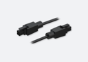 Teltonika 4-pin to 4-pin power cable musta 1 m 1m 4-pin 4-pin Musta