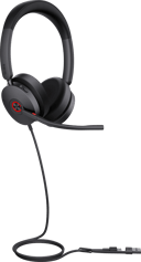Yealink UH48 Stereo USB-A, USB-C Microsoft Teams Musta