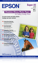 Epson Papir Photo Premium Glossy A3+ 20-Ark 255g 