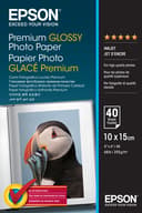 Epson Papper Photo Premium Glossy 10X15cm 40-ark 255G 
