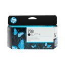 HP Svart blekk 738, 130 ml - DesignJet T850/T950 