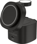 Cirafon Trådlös Laddstation – Qi2, MagSafe, USB-C PD 30W, Apple Watch-stöd Svart