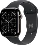 Apple Watch Series 11 GPS + Cellular 46mm Slate Titanium Case with Black Sport Band - M/L 