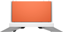 HP Förvaringsställ (Comet Red) - Color LaserJet 5800DNZF MFP 