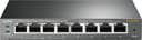TP-Link TL-SG108PE Administreret L2 Gigabit Ethernet (10/100/1000) Strøm over Ethernet (PoE) Sort 