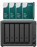Synology DS1525+ med 5 forhåndsinstallerte 16 TB-disker (80 TB) 